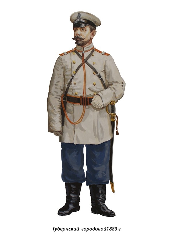 1867-1884 Форма полиции Унтер-офицер городской полиции